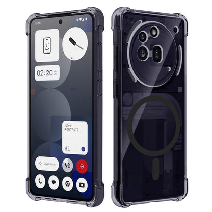 MagSafe Case for Nothing Phone (3a) Pro, Techsuit, Shockproof Clear, Smoke