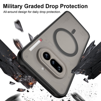 MagSafe Case for Nothing Phone (4a), Techsuit, HaloFrost II, Black