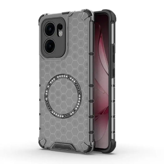 MagSafe Case for Oppo Reno13 FS 5G / Reno13 F 4G / Reno13 F, Techsuit, HoneyComb Shield, Black