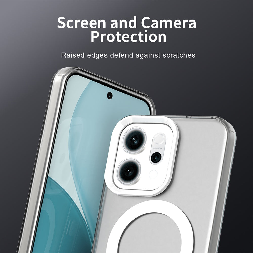 MagSafe Case for Oppo Reno14, Techsuit, CandyCase, White