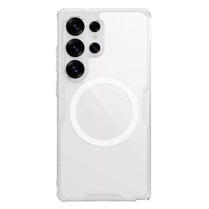 MagSafe Case for Samsung Galaxy S25 Ultra S938, Nillkin, Nature Pro, Transparent