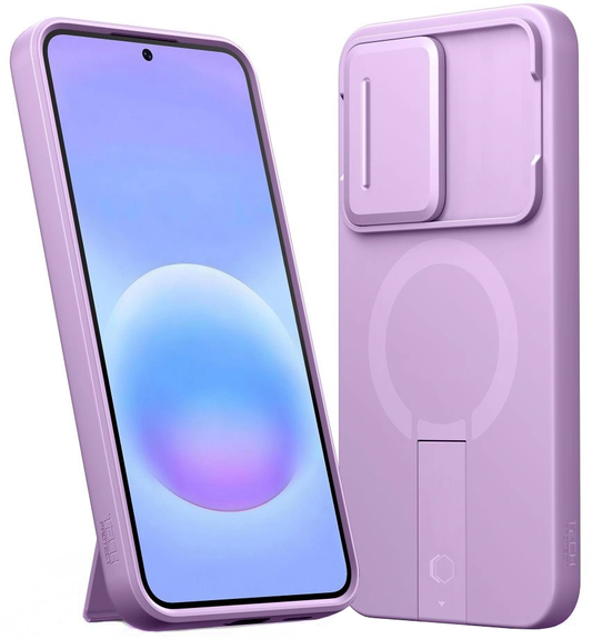 MagSafe Case for Samsung Galaxy A57 5G, Tech-Protect, Kevlar Aura, Violet