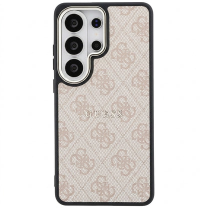MagSafe Case for Samsung Galaxy S26 Ultra S948, Guess, 4G Embossed Ring, Pink