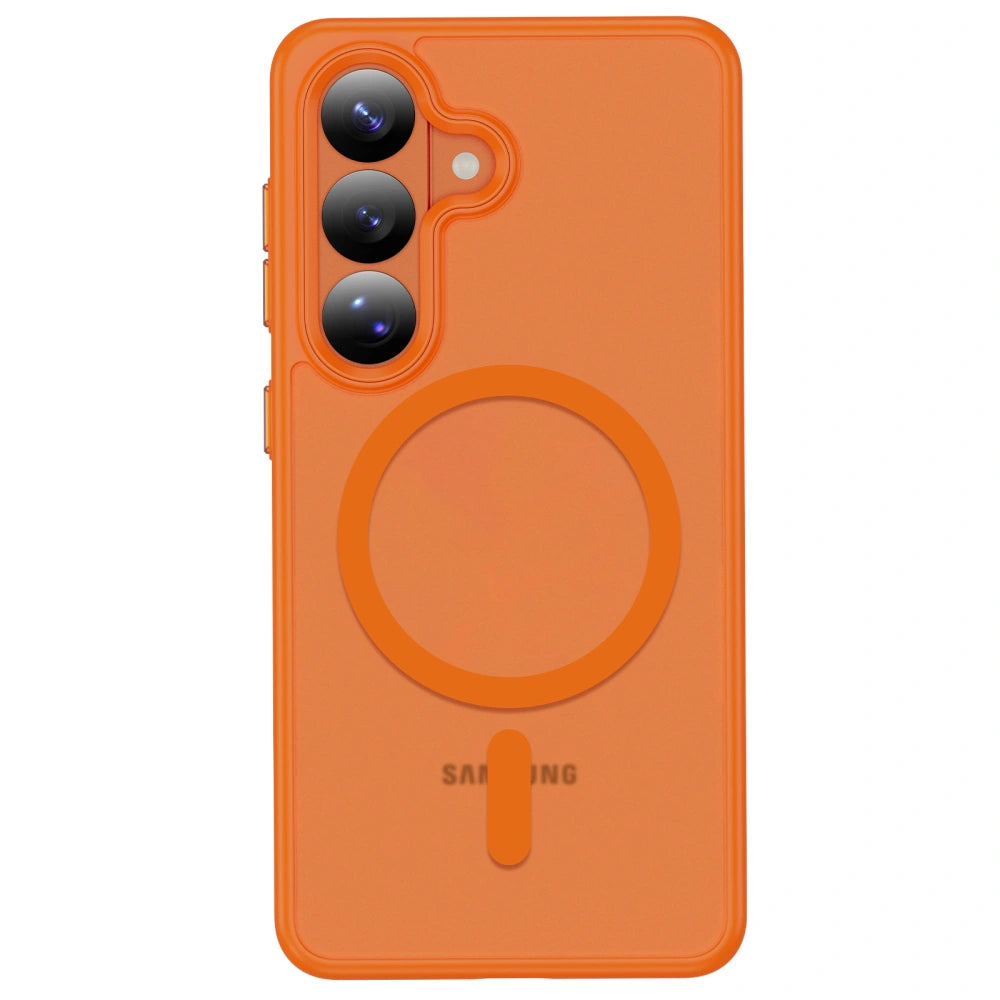 MagSafe Case for Samsung Galaxy S26 S942, Tech-Protect, Magmat, Matte Orange