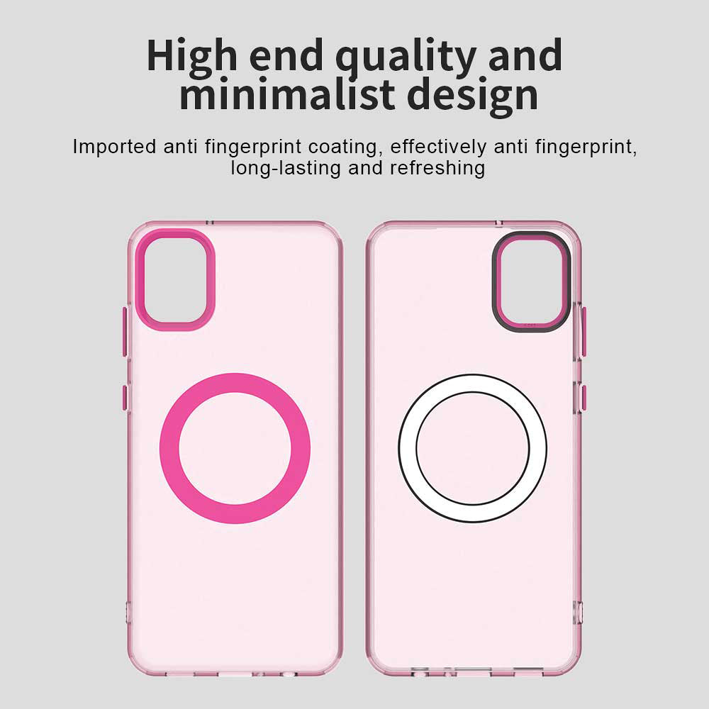 MagSafe Case for Samsung Galaxy A05 A055, Techsuit, CandyCase, Pink