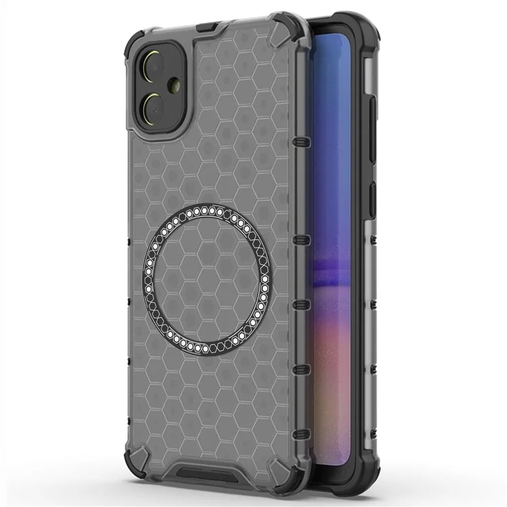 MagSafe Case for Samsung Galaxy A05 A055, Techsuit, HoneyComb Shield, Black
