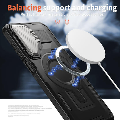 MagSafe Case for Samsung Galaxy A05s A057, Techsuit, CamVault, Black