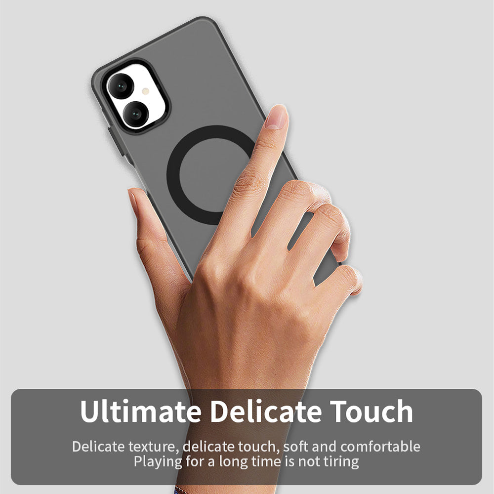 MagSafe Case for Samsung Galaxy A06 A065, Techsuit, CandyCase, Black