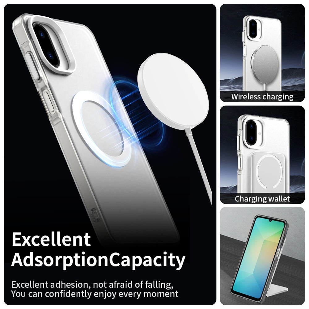 MagSafe Case for Samsung Galaxy A07 4G A075, Techsuit, CandyCase, White