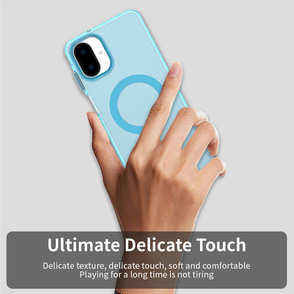 MagSafe Case for Samsung Galaxy A07 4G A075, Techsuit, CandyCase, Blue