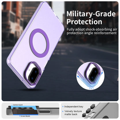 MagSafe Case for Samsung Galaxy A07 4G A075, Techsuit, CandyCase, Purple