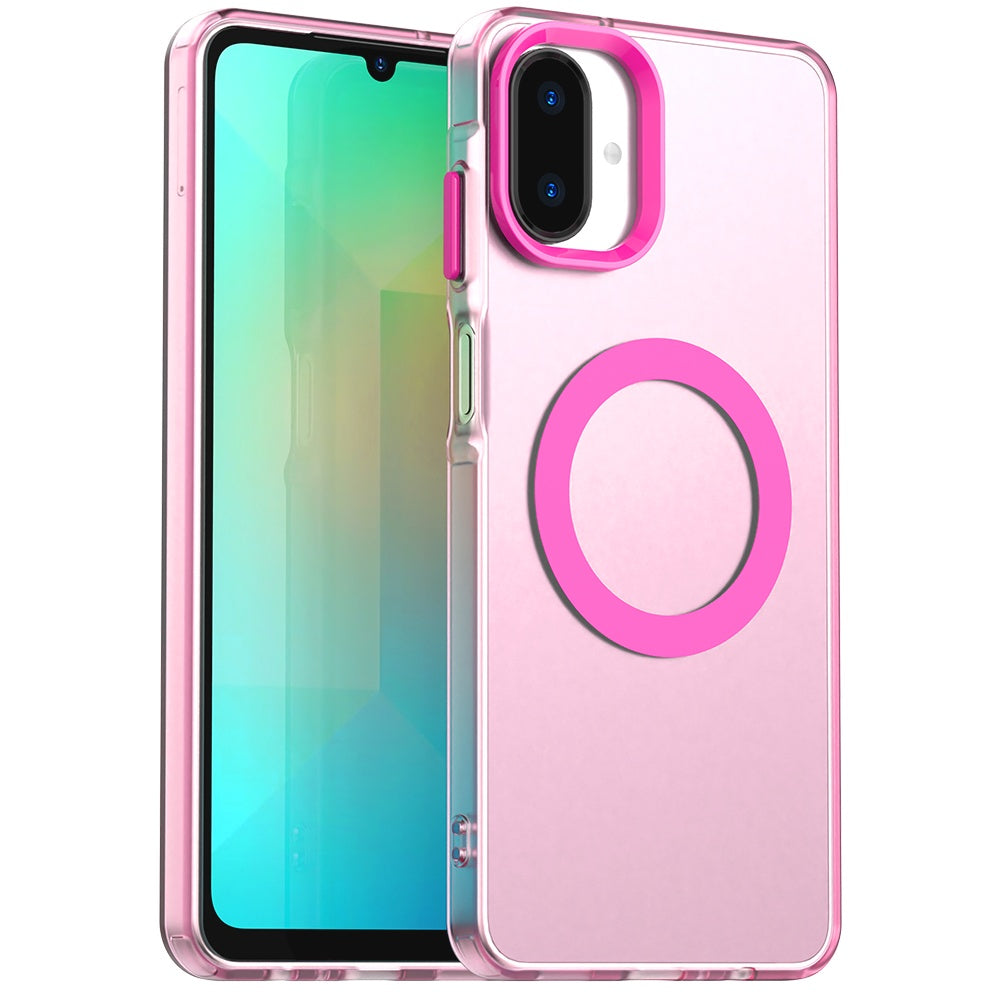 MagSafe Case for Samsung Galaxy A07 4G A075, Techsuit, CandyCase, Pink