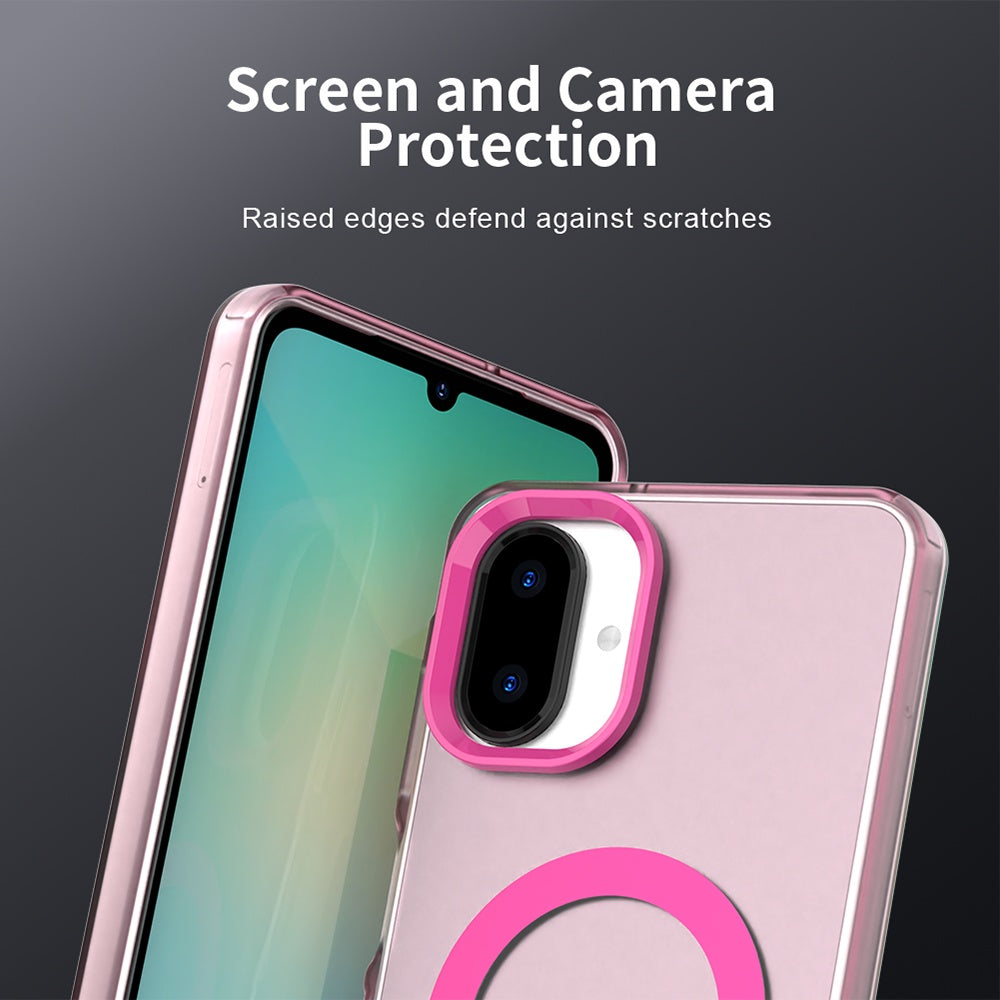 MagSafe Case for Samsung Galaxy A07 4G A075, Techsuit, CandyCase, Pink