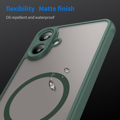 MagSafe Case for Samsung Galaxy A07 4G A075, Techsuit, HaloFrost II, Green