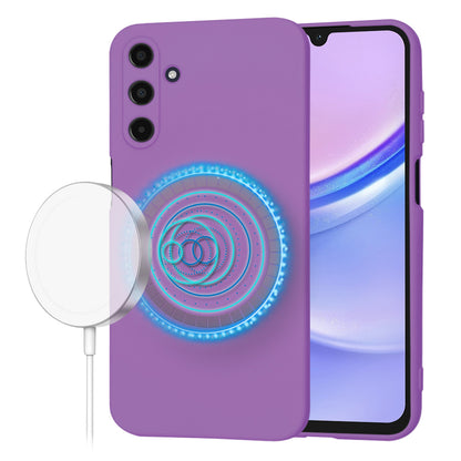 MagSafe Case for Samsung Galaxy A15 A155, Techsuit, SoftFlex, Purple