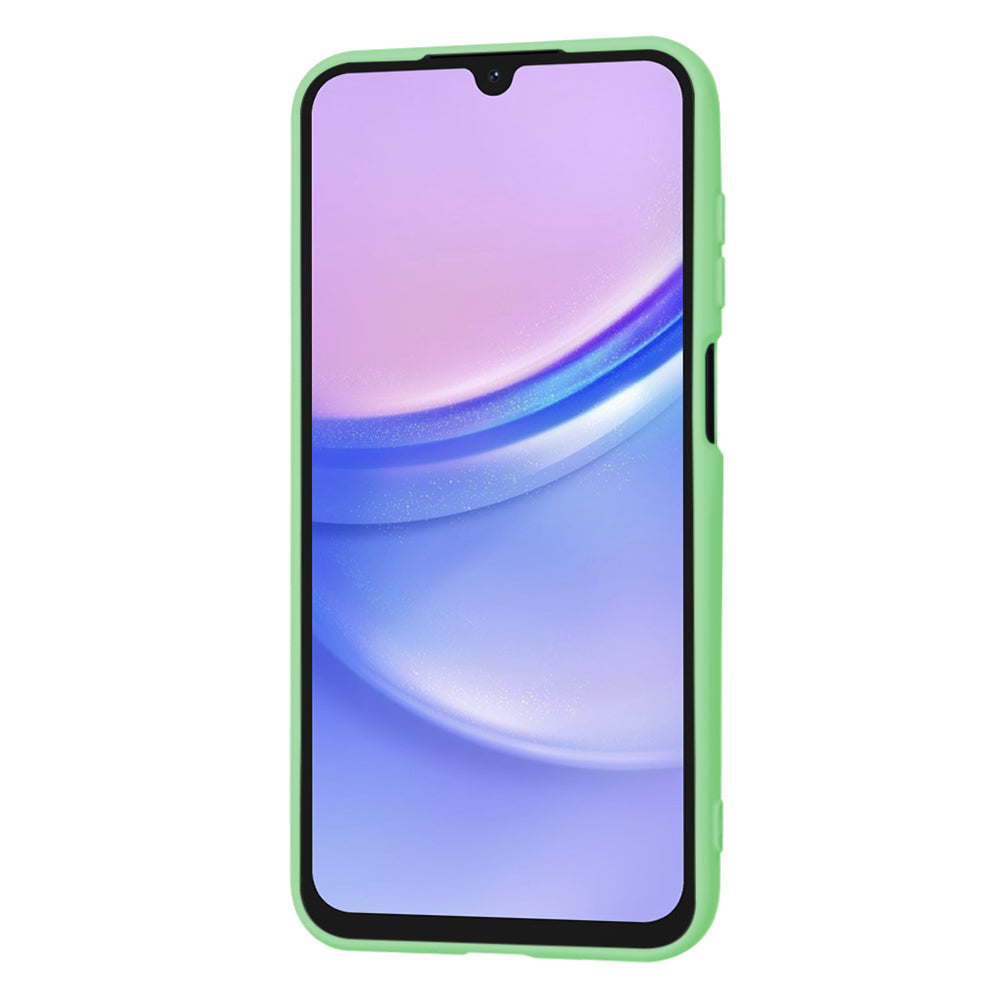 MagSafe Case for Samsung Galaxy A15 A155, Techsuit, SoftFlex, Light Green