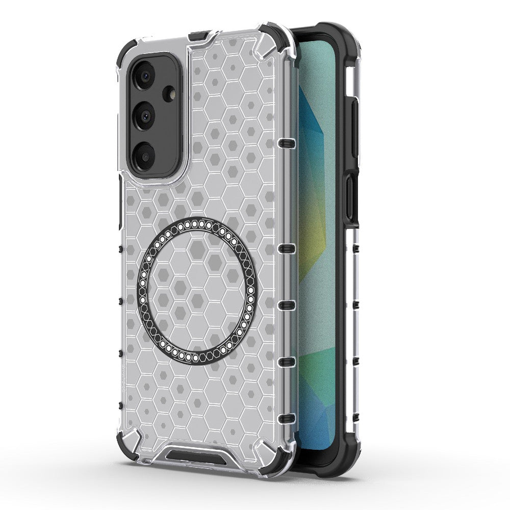 MagSafe Case for Samsung Galaxy A16 5G A166 / A16 4G A165, Techsuit, HoneyComb Shield, White