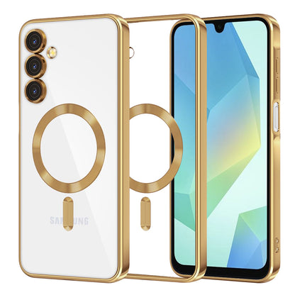MagSafe Case for Samsung Galaxy A16 5G A166 / A16 4G A165, Techsuit, Luxury Crystal, Gold