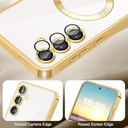 MagSafe Case for Samsung Galaxy A16 5G A166 / A16 4G A165, Techsuit, Luxury Crystal, Black