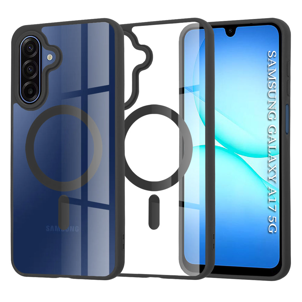 MagSafe Case for Samsung Galaxy A17 4G / A17 5G, Techsuit, Pro, Black