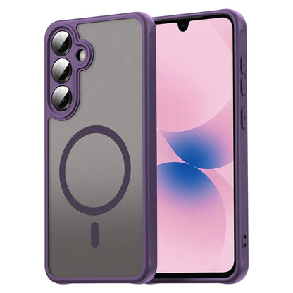 MagSafe Case for Samsung Galaxy A27 5G, Techsuit, HaloFrost II, Purple