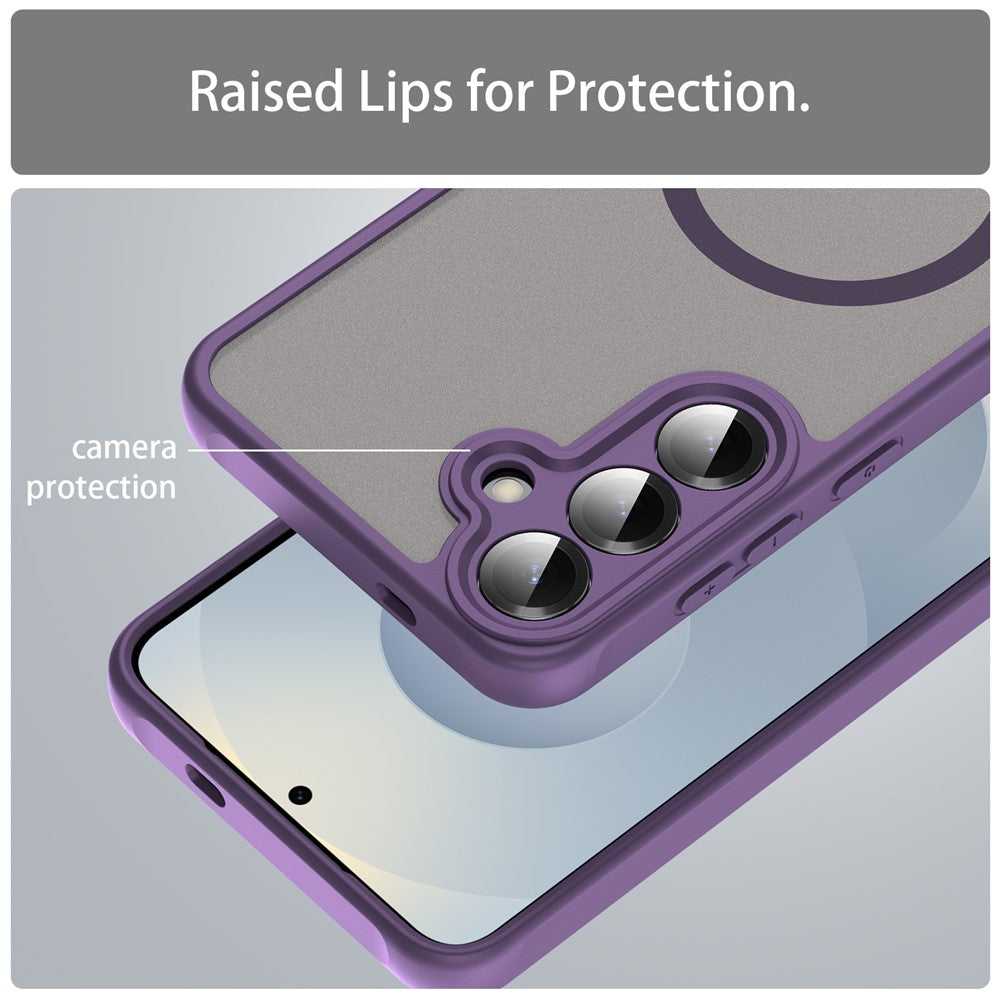 MagSafe Case for Samsung Galaxy A27 5G, Techsuit, HaloFrost II, Purple