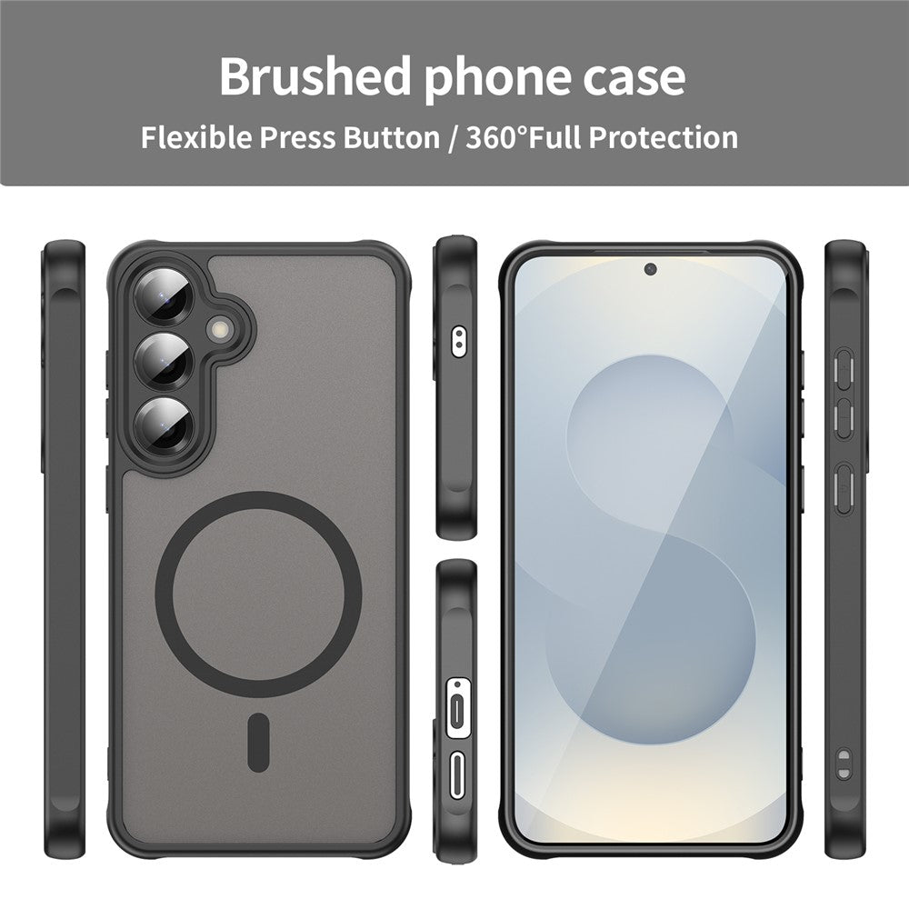 MagSafe Case for Samsung Galaxy A27 5G, Techsuit, HaloFrost II, Black