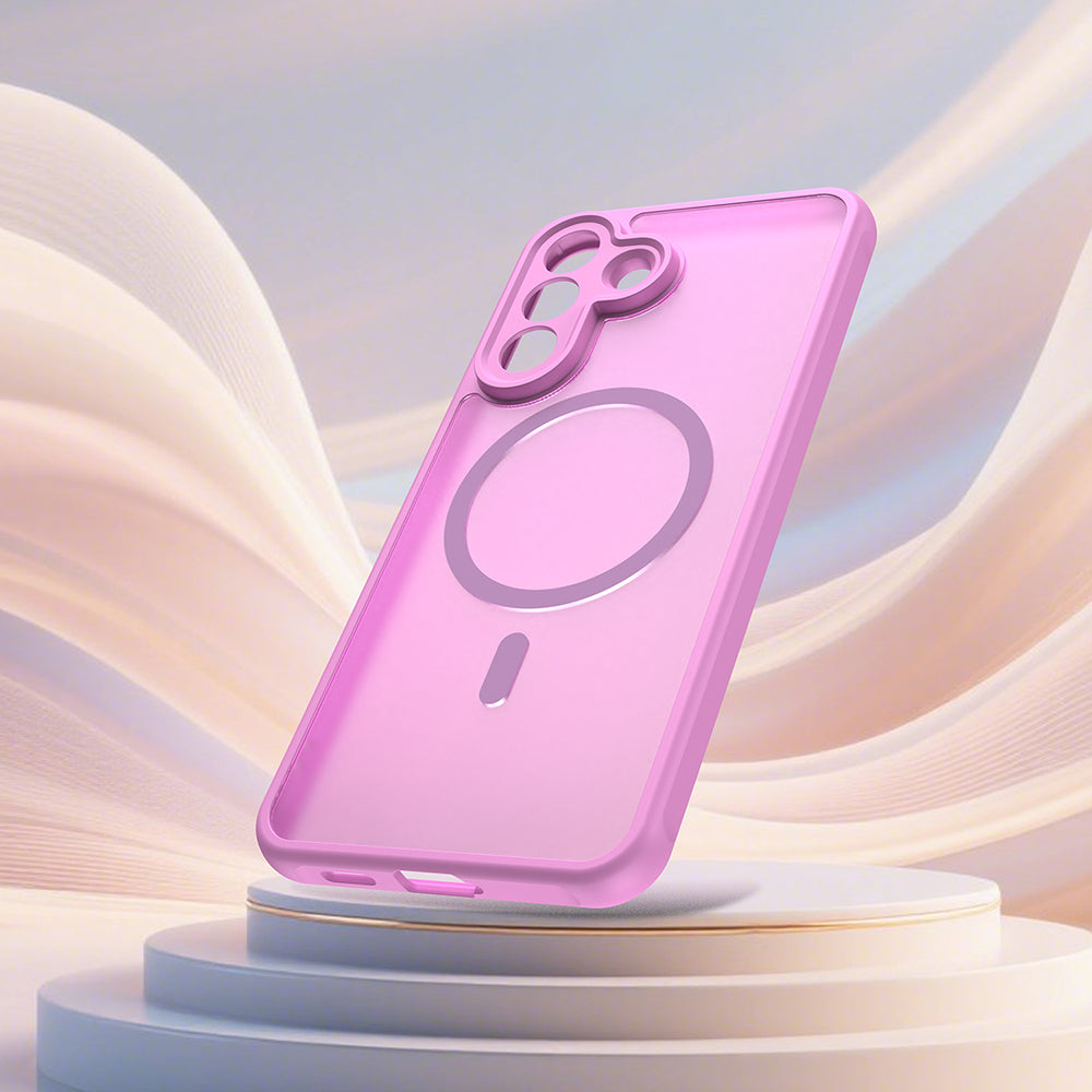 MagSafe Case for Samsung Galaxy A27 5G, Techsuit, HaloFrost II, Pink