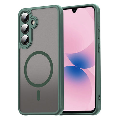 MagSafe Case for Samsung Galaxy A27 5G, Techsuit, HaloFrost II, Green