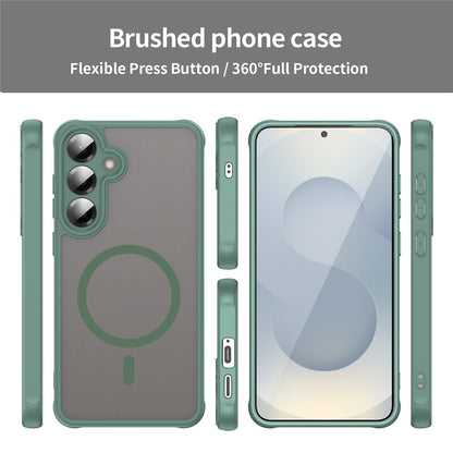 MagSafe Case for Samsung Galaxy A27 5G, Techsuit, HaloFrost II, Green