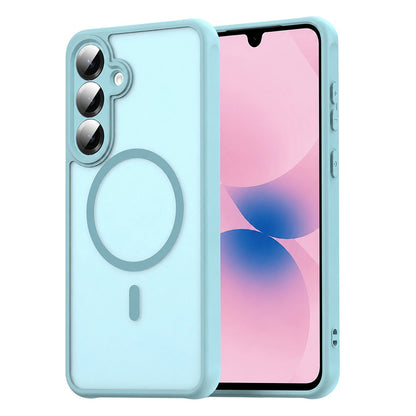 MagSafe Case for Samsung Galaxy A27 5G, Techsuit, HaloFrost II, Light Green