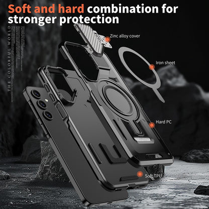 MagSafe Case for Samsung Galaxy A35 5G A356, Techsuit, CamVault, Black