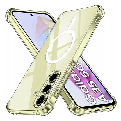 MagSafe Case for Samsung Galaxy A35 5G A356, Techsuit, Shockproof, Transparent