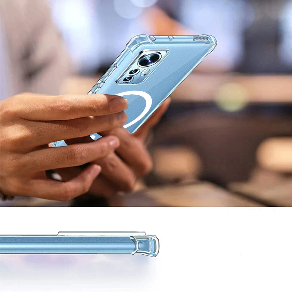 MagSafe Case for Samsung Galaxy A35 5G A356, Techsuit, Shockproof, Transparent