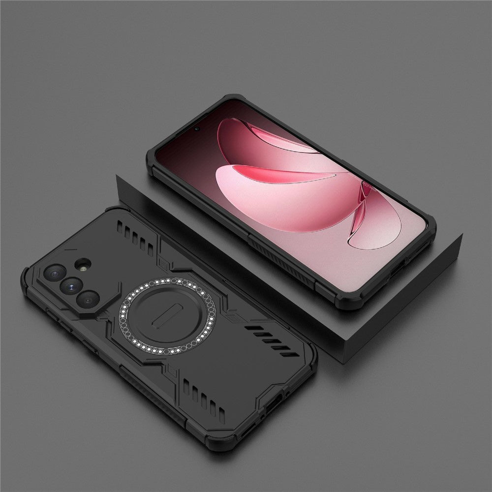 MagSafe Case for Samsung Galaxy A36 A366, Techsuit, ArmorMag, Black