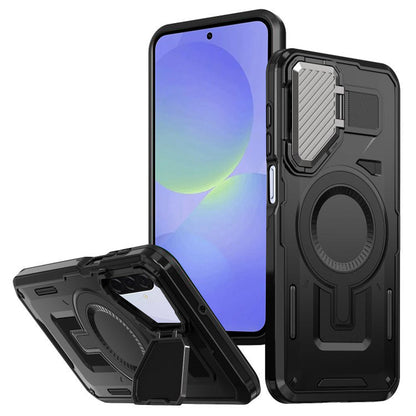MagSafe Case for Samsung Galaxy A36 A366, Techsuit, CamVault, Black