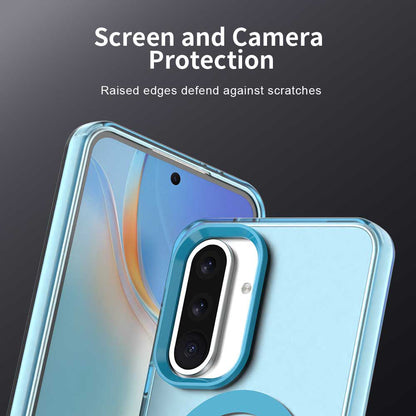 MagSafe Case for Samsung Galaxy A36 A366, Techsuit, CandyCase, Blue