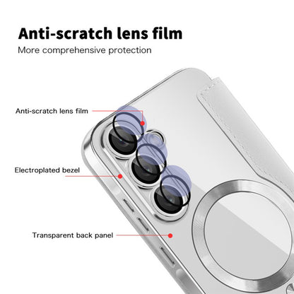 MagSafe Case for Samsung Galaxy A36 A366, Techsuit, SmartMag Book, Gray