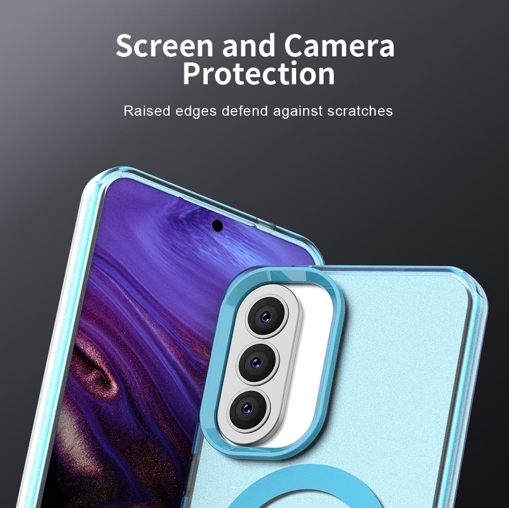 MagSafe Case for Samsung Galaxy A37 5G, Techsuit, CandyCase, Blue