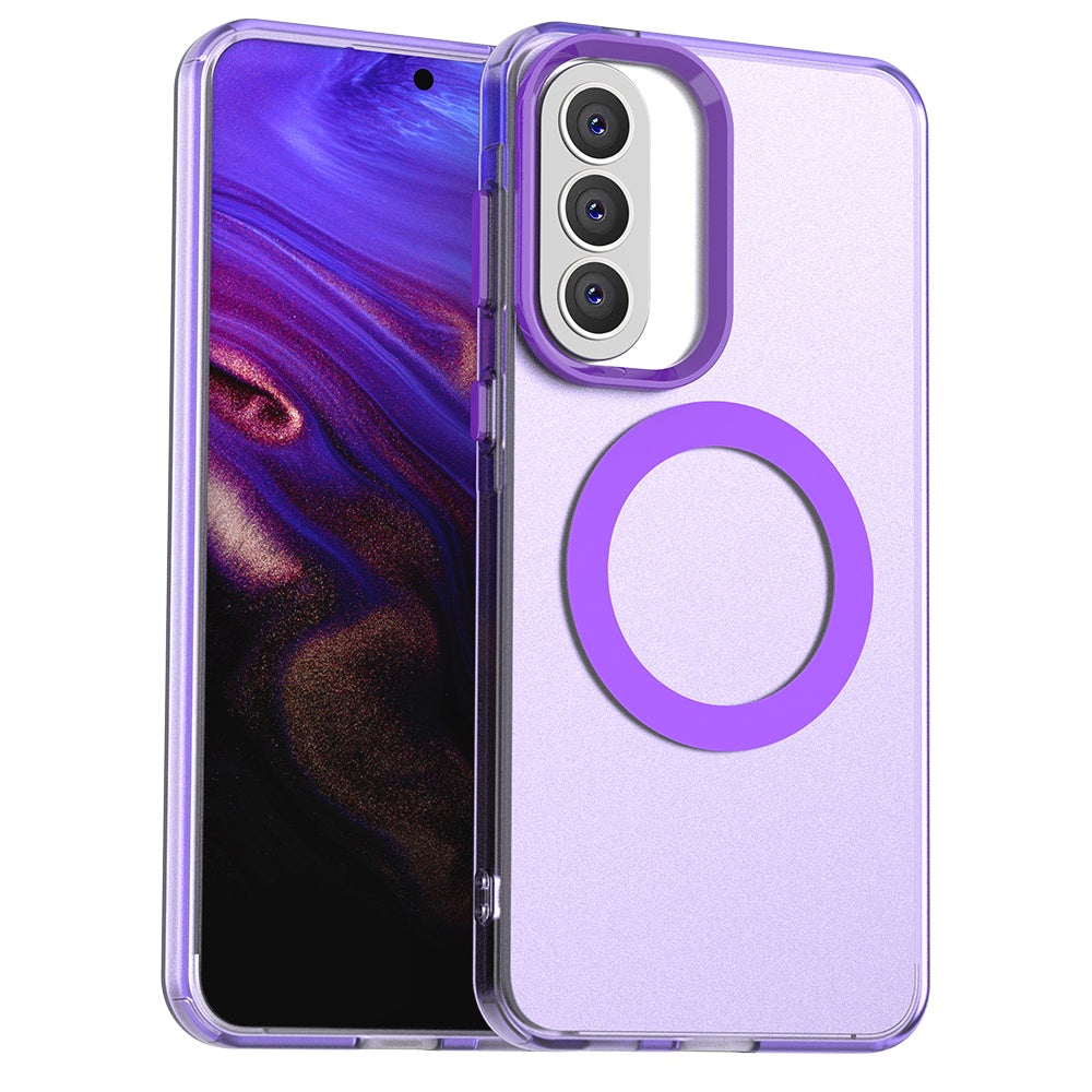 MagSafe Case for Samsung Galaxy A37 5G, Techsuit, CandyCase, Purple