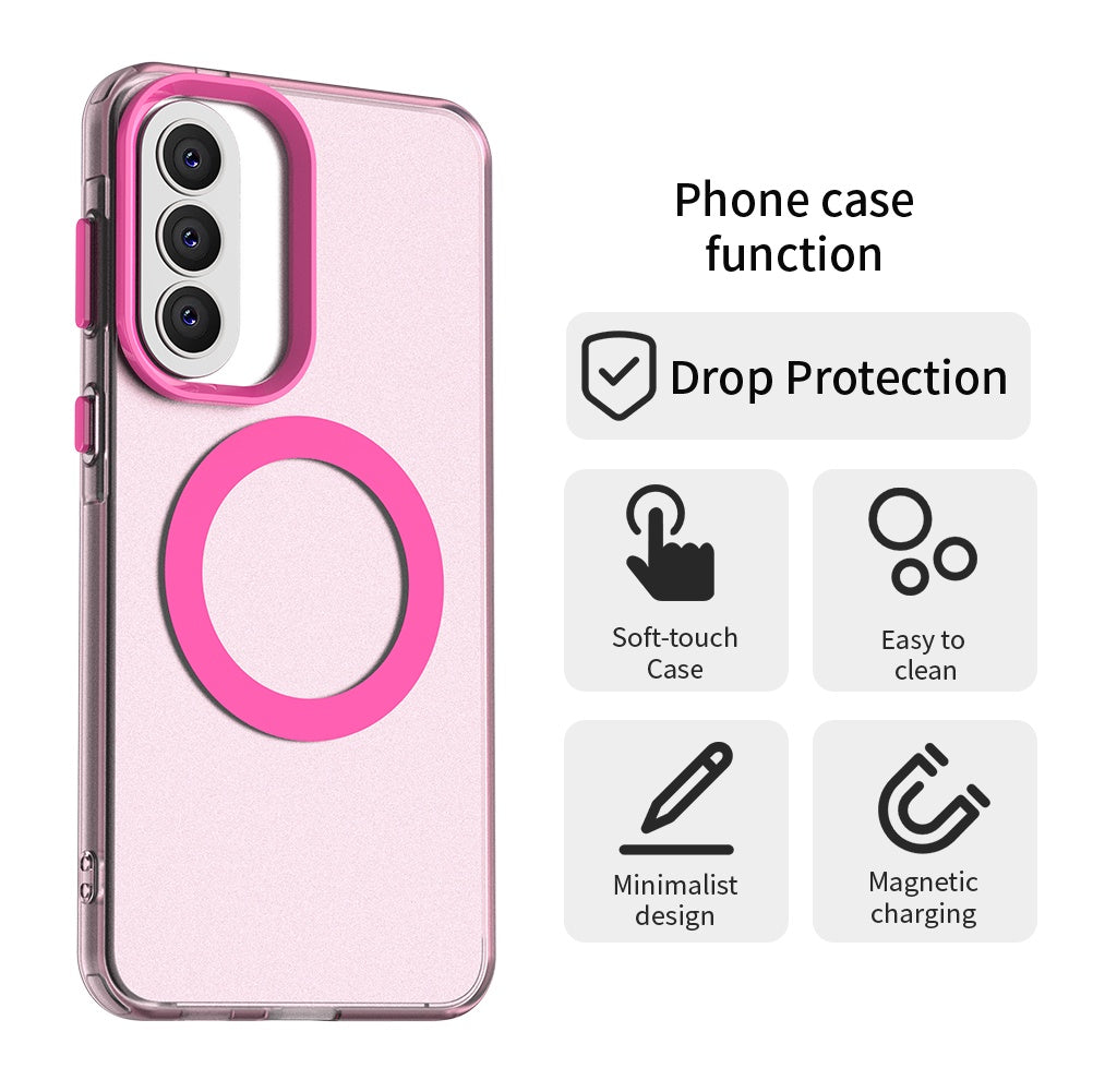 MagSafe Case for Samsung Galaxy A37 5G, Techsuit, CandyCase, Pink