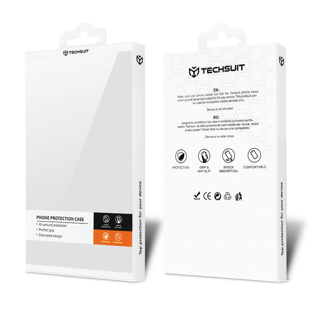 MagSafe Case for Samsung Galaxy A37 5G, Techsuit, Luxury Crystal, Silver