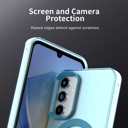 MagSafe Case for Samsung Galaxy A55 5G A556, Techsuit, CandyCase, Blue
