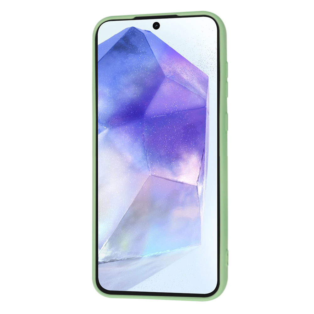 MagSafe Case for Samsung Galaxy A55 5G A556, Techsuit, SoftFlex, Light Green