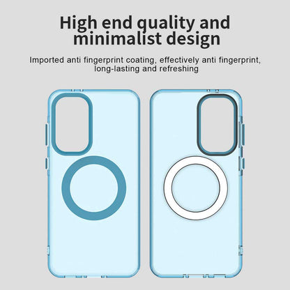 MagSafe Case for Samsung Galaxy A56 A566, Techsuit, CandyCase, Blue