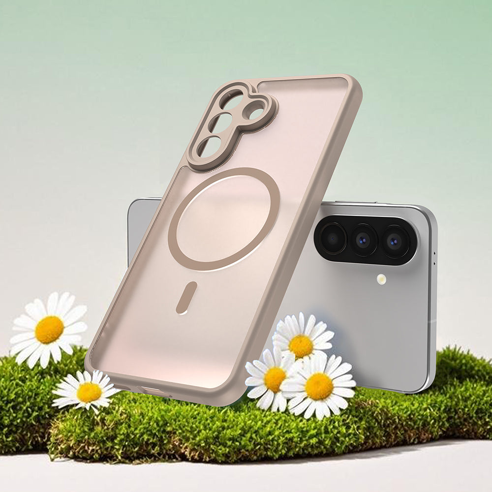 MagSafe Case for Samsung Galaxy A57 5G, Techsuit, HaloFrost II, Gold