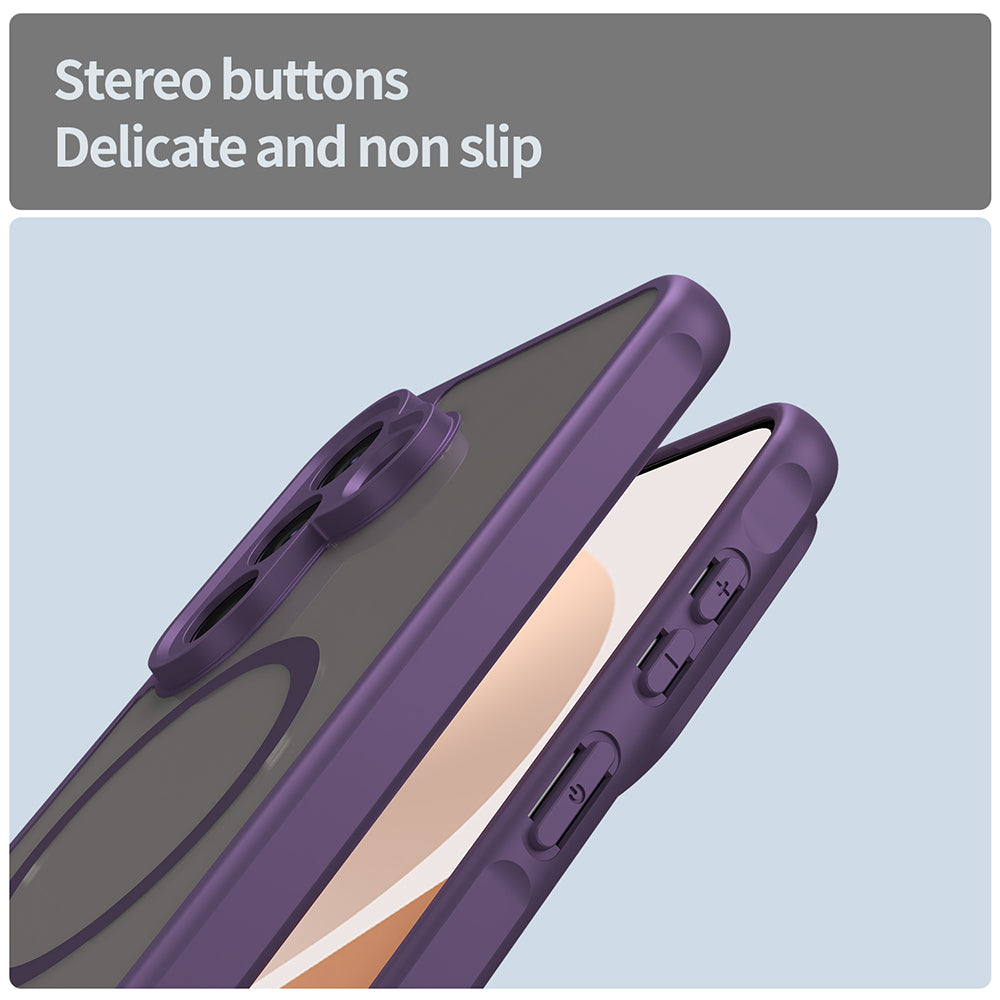 MagSafe Case for Samsung Galaxy A57 5G, Techsuit, HaloFrost II, Purple