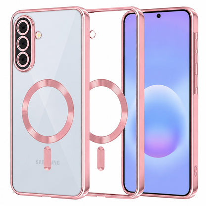MagSafe Case for Samsung Galaxy A57 5G, Techsuit, Luxury Crystal, Pink