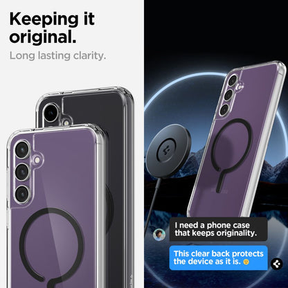 MagSafe Case for Samsung Galaxy S23 FE S711, Spigen, Ultra Hybrid OneTap Ring, Transparent