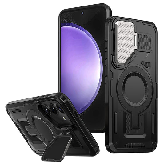 MagSafe Case for Samsung Galaxy S23 FE S711, Techsuit, CamVault, Black
